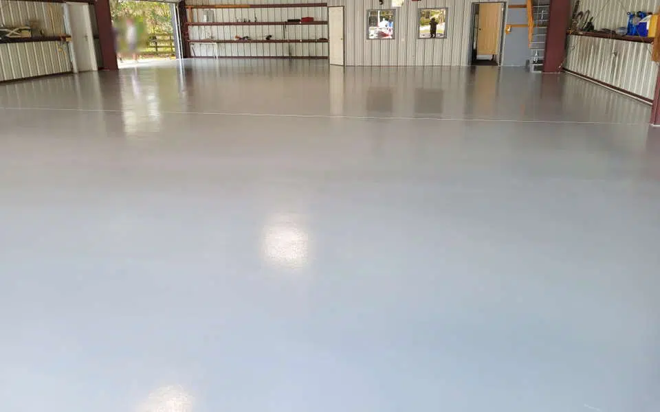 Airplane Hangar Floor Coating