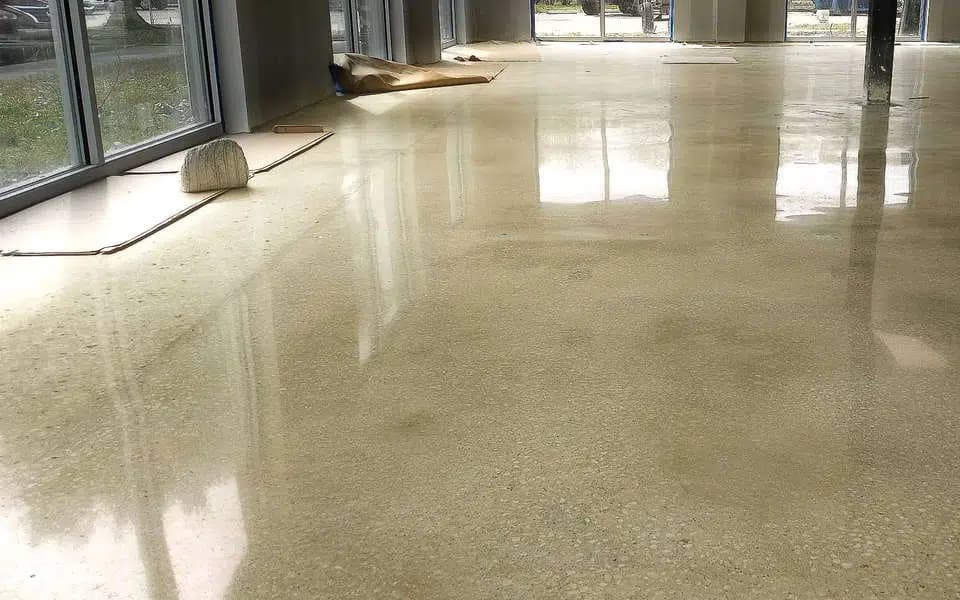 Commercial Warehouse Polished Concrete AI Coating 03