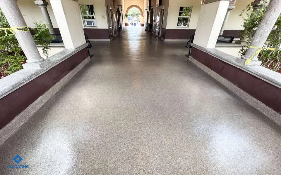 Interstate Highway Rest Area Floor Coating