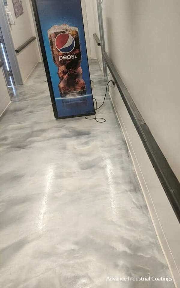 metallic floor coating nfl jaguars stadium jacksonville fl