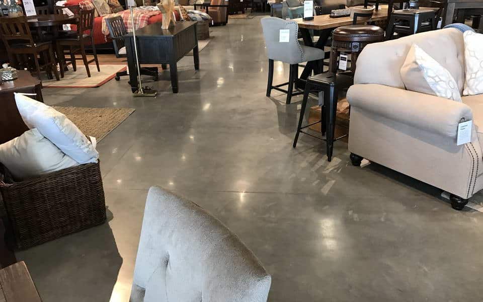 Polished Concrete Ashley Store