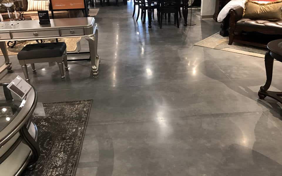 Polished Concrete Ashley Furniture Store Gainesville Florida