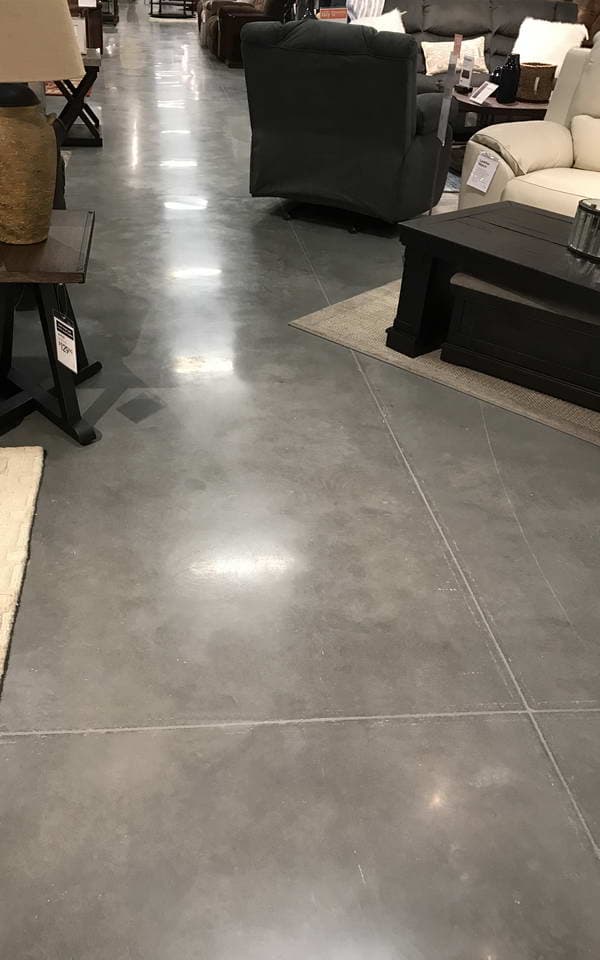 Polished Concrete Ashley Store
