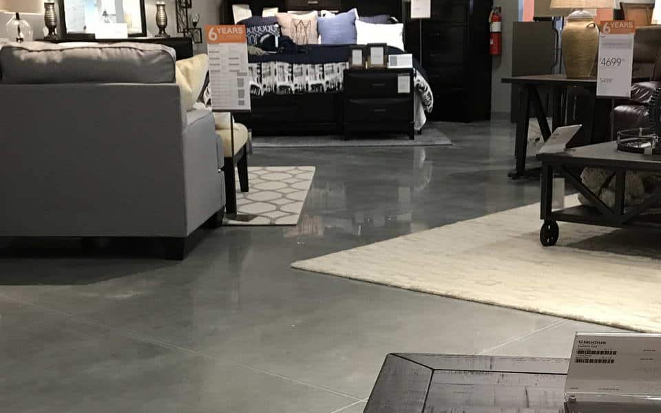Polished Concrete Ashley Store